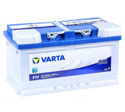 Batterie (de voiture) 80 Ah F17 VARTA 5804060743132