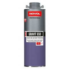 Mastic de protection carrosserie GRAVIT 650 (2 en 1) noir 1l NOVOL NOV 91404