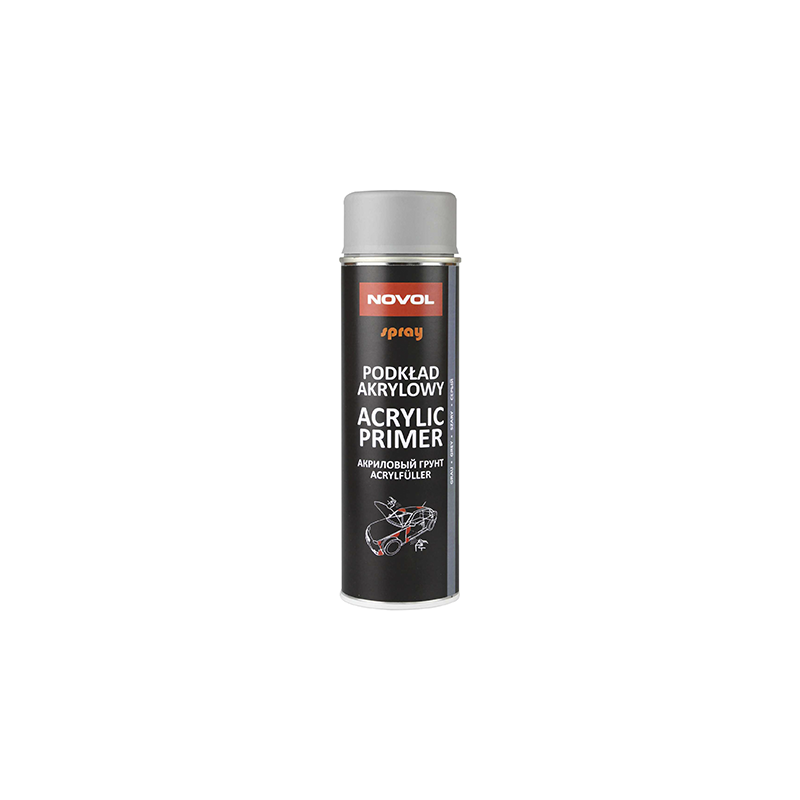 Spray apprêt acrylique gris 500ml NOVOL NOV 34402