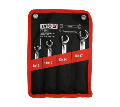 Jeu de 4 clés ouvertes polo-open YATO YAT YT-0143