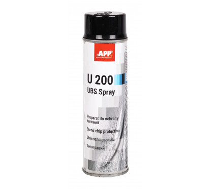 Anti gravillon APP U200 UBS Spray 0,50 L noir APP 050204