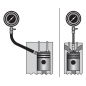 Manomètre de pression de compression diesel YATO YAT YT-73072