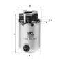 Filtre à carburant (filtre à gasoil) UFI Filters A