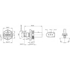 Capteur pression de carburant BOSCH 0 281 002 910