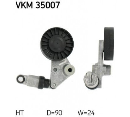 Galet tendeur de courroie d'accessoire SKF VKM 35007