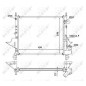 Radiateur moteur (Radiateur de refroidissement) NRF B.V. 509513