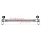 Flexible de frein (Durite de frein) METZGER 4110224