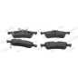 Jeu de 4 plaquettes de frein FERODO FDB4041
