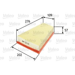 Filtre à air VALEO 585019