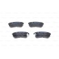 Jeu de 4 plaquettes de frein BOSCH 0 986 494 145