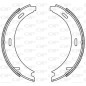 Jeu de 4 mâchoires de frein (Garniture de frein à tambour) OPEN PARTS BSA2040.00