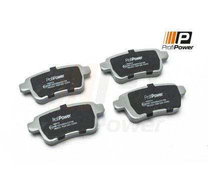 Jeu de 4 plaquettes de frein PROFIPOWER 1B2074