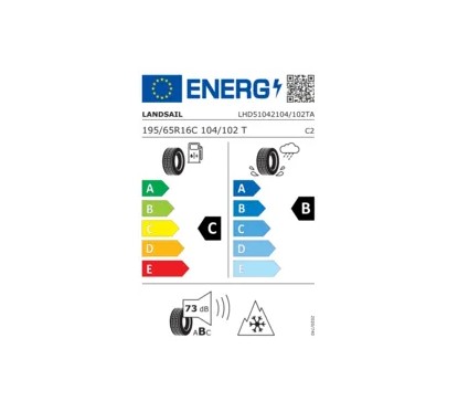 Landsail Snow Star 195/65 R16C 104/102T 8PR 3PMSF DOT 2021