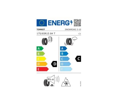 Tomket Snowroad 3 175/65 R15 84T 3PMSF DOT 2020