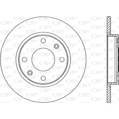 Disques de frein OPEN PARTS BDA1428.10