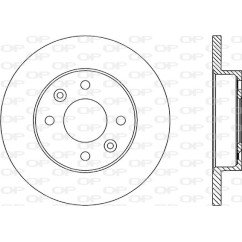 Disques de frein OPEN PARTS BDA1446.10