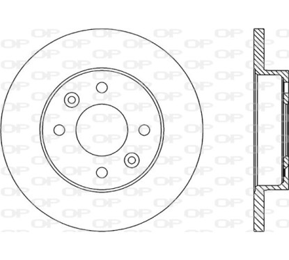 Disques de frein OPEN PARTS BDA1446.10