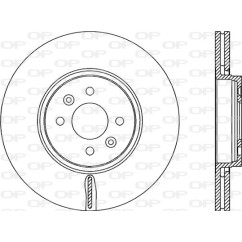 Disques de frein OPEN PARTS BDA2321.20