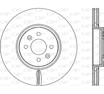 Disques de frein OPEN PARTS BDA2321.20
