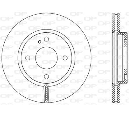 Disques de frein OPEN PARTS BDA2454.20