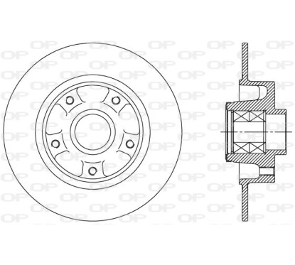 Disques de frein OPEN PARTS BDA2512.30