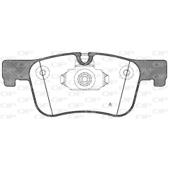 Jeu de 4 plaquettes de frein OPEN PARTS BPA1478.00