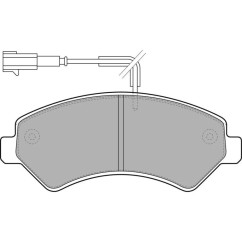 Jeu de 4 plaquettes de frein BENDIX 573261B