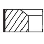 Jeu de segments de pistons MAHLE 013 RS 00114 0N0