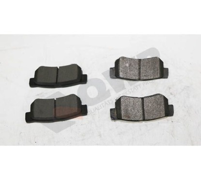 Jeu de 4 plaquettes de frein QWP WBP676