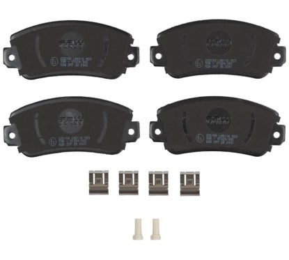 Jeu de 4 plaquettes de frein TRW GDB297