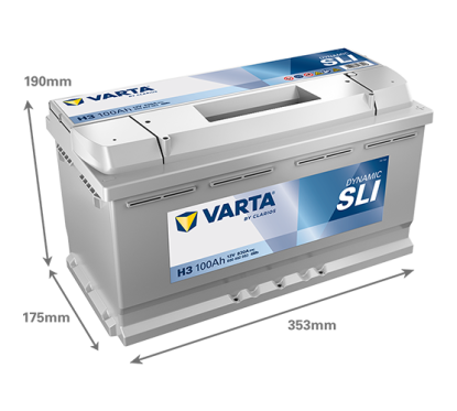 Batterie (de voiture) VARTA 100 Ah 600402083K262