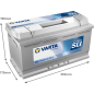 Batterie (de voiture) VARTA 100 Ah 600402083K262