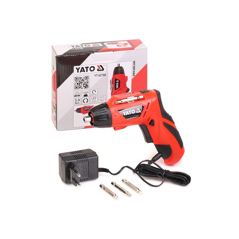 Tournevis sans fil 3,6v 1,3ah YATO YAT YT-82760