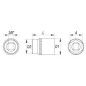 Douille 17mm 3/8 6-cat cv long YATO YAT YT-3831