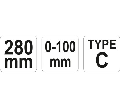 Pince pince pince type c 280 mm YATO YAT YT-2466