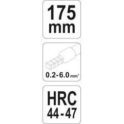 Pince à sertir connecteur YATO YAT YT-2305