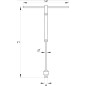 Adaptateur type-t avec poignée rotative 1/2 YATO YAT YT-1567