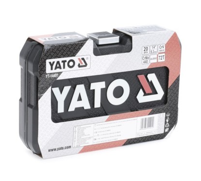 Jeu d'outils 1/4, 20 pièces, xs YATO YAT YT-14491