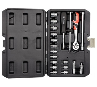 Jeu d'outils 1/4, 20 pièces, xs YATO YAT YT-14491