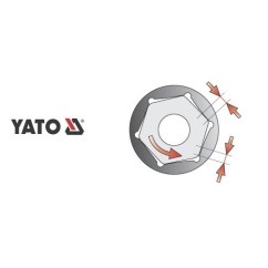 Douille 8mm 1/4 6-cat cv krotka YATO YAT YT-1407