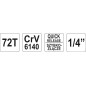 Cliquet courbé 1/4 pouce YATO YAT YT-0733