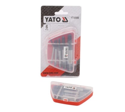 Jeu d'extracteurs de vis, 6 pcs YATO YAT YT-0590