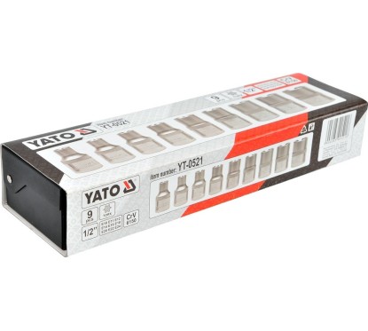 Clés à douille torx cr-v e10-e24 9 pièces YATO YAT YT-0521