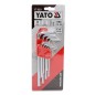 Clés torx 9 pièces t10 - t50 cr-v YATO YAT YT-0511