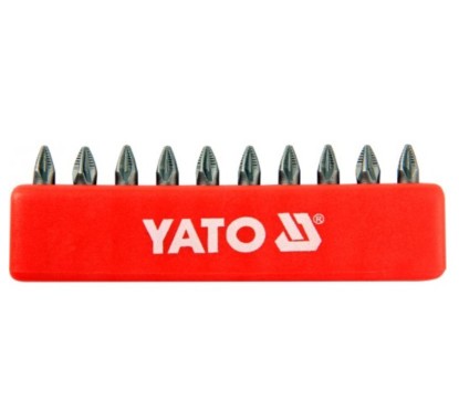 Conseils pour tournevis 10 pcs ph1x25 s2 YATO YAT YT-0474