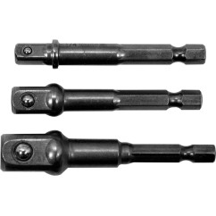Adaptateurs hexagonaux pour douilles - 1/4, 3/8, 1/2 YATO YAT YT-04685