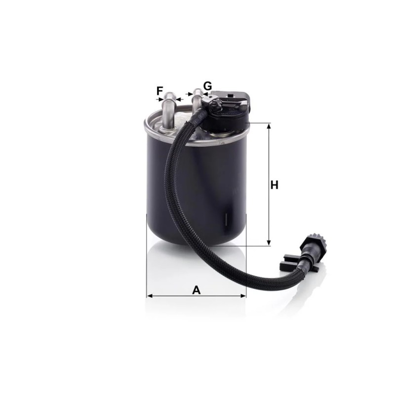 Filtre à carburant (Filtre à gasoil) MANN-FILTER WK 820/18