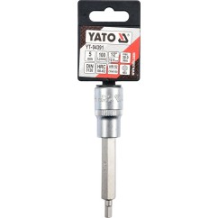 Clé de serrure hexagonale 1/2 5mm l100mm YATO YAT YT-04391