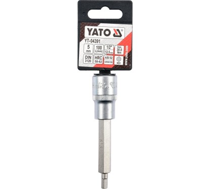 Clé de serrure hexagonale 1/2 5mm l100mm YATO YAT YT-04391