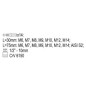 Clés spéciales ribe m6-m14 15 pièces YATO YAT YT-0419